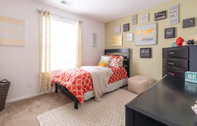 Second bedroom in a 2 bedroom apartment  at University Park Apartments