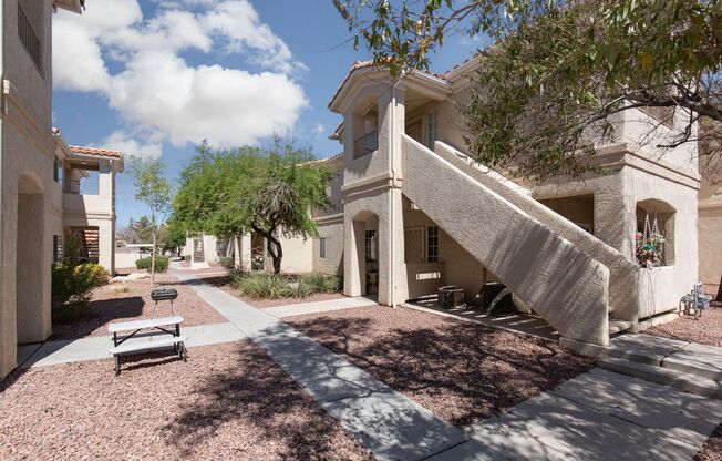 2nd floor unit in gated community with pool and spa