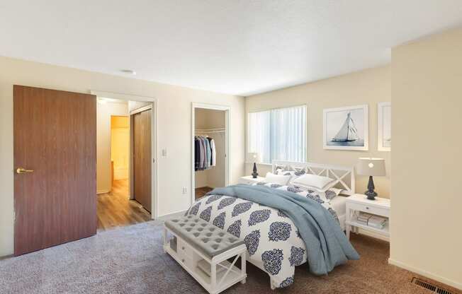 Bedroom at Silver Lake Apartments