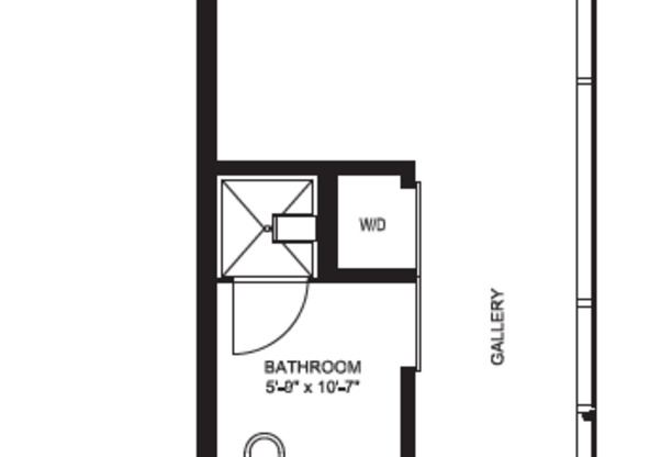 Studio, 1 bath, 485 sqft, $1,484