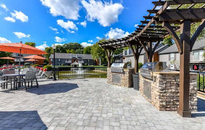 Grilling Station at Waterford Place, Kentucky