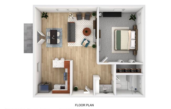 1 bed, 1 bath, 555 sqft, $1,365, Unit 7