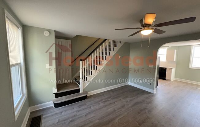 NEW RENO! 2 Bedroom Row in Upper Darby!