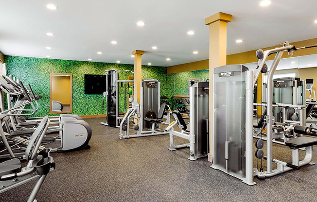 Fitness Center With Modern Equipment at The Green at Bloomfield, Bloomfield, 07003