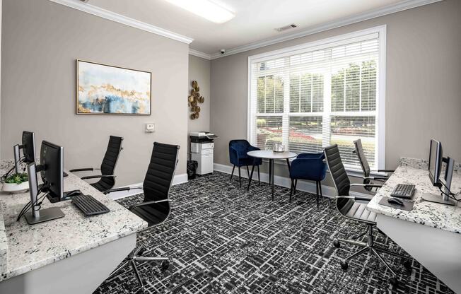 Business Center at Abberly Green Apartment Homes, Mooresville, 28117