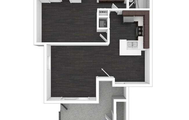 1 bed, 1 bath, 680 sqft, $2,322