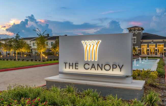 The Canopy sign