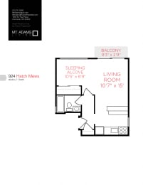 Studio, 1 bath, 450 sqft, $1,175