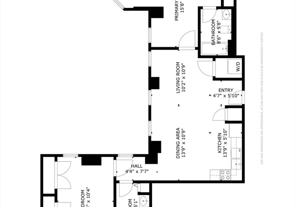 2 beds, 2 baths, 1,115 sqft, $3,900, Unit B309
