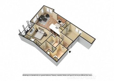 2 beds, 2 baths, 965 sqft, $4,127