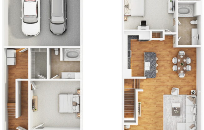 2 beds, 2 baths, 1,445 sqft, $2,279