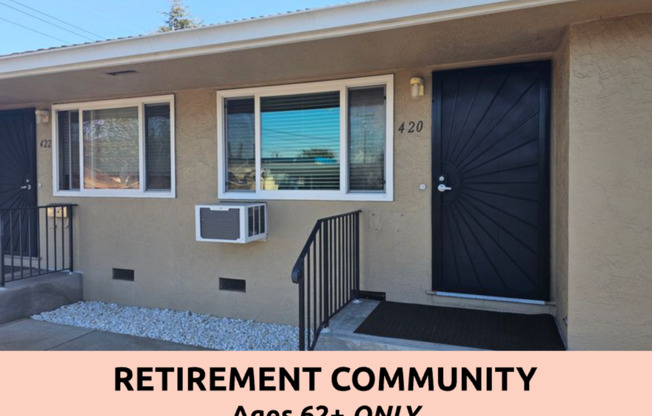 RETIREMENT COMMUNITY 62+ ONLY: 1 Bed/1 Bath "Special Treat" - San Leandro
