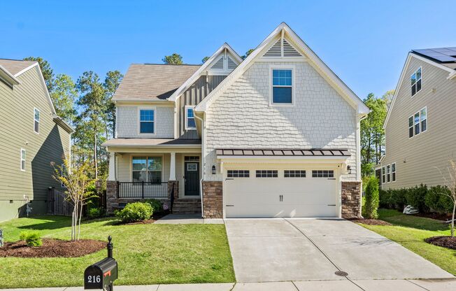 AVAILABLE NOW!  Stunning, like-new 4 bedroom, 4 bath home with large fenced yard!