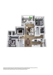 3 beds, 2 baths, 1,240 sqft, $1,825