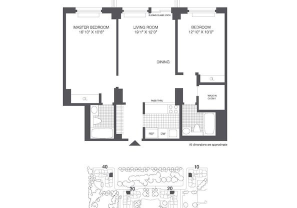 2 beds, 2 baths, 930 sqft, $4,800, Unit 40015J