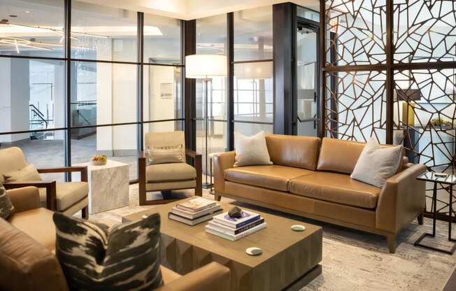 Resident Lounge with Ample Natural Light