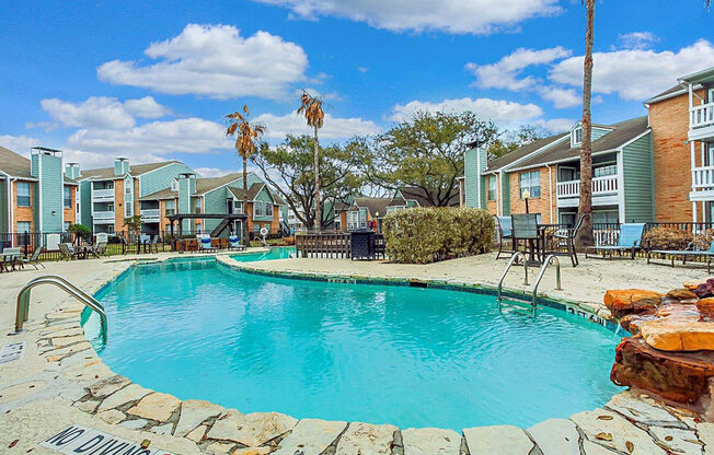 Community Pool at Oaks at Greenview, Houston, Texas