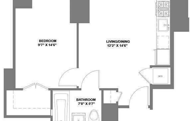 1 bed, 1 bath, $4,780, Unit 21A