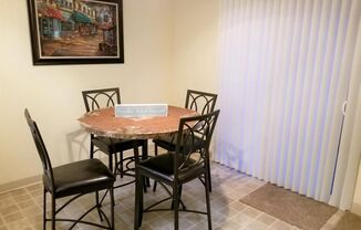Northpoint Apartments Model Dining Room