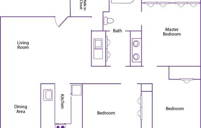 3 beds, 1 bath, 1,100 sqft, $1,499, Unit 269-67