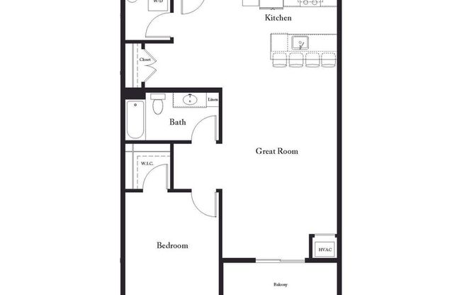 1 bed, 1 bath, 860 sqft, $1,850, Unit 203