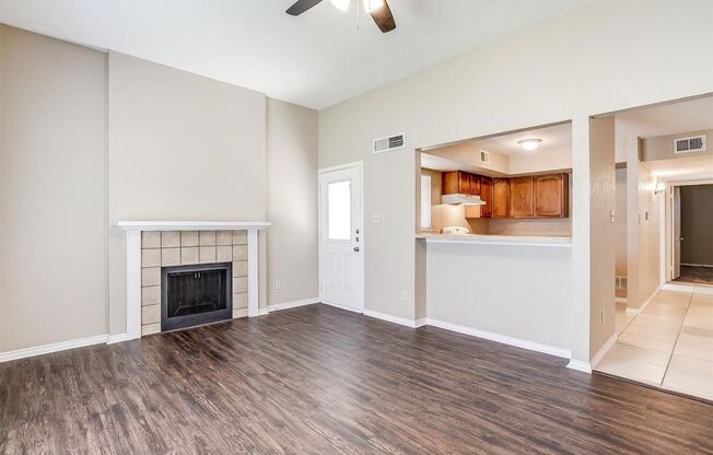 Updated 2/2 with Granite Counter Tops and Refrigerator Included!