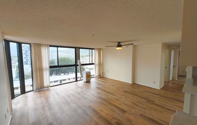 Newly renovated 2 bedroom 2 bathroom corner unit in McCully-Mo'ili'ili – Available Now!