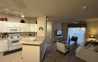 Kitchen living room at The Club at Coldwater Springs in Avondale Arizona
