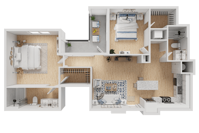 2 beds, 2 baths, 1,142 sqft, $2,831