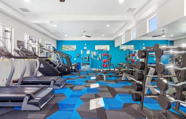 fitness center at Tribeca North