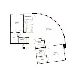 2 beds, 2 baths, 1,638 sqft, $3,513