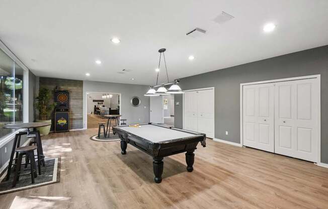 Billiards & Game Room at Eastwood Village Apartments in Clinton Township