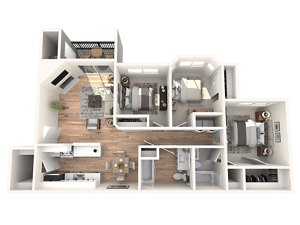 3 beds, 2 baths, 1,110 sqft, $1,893