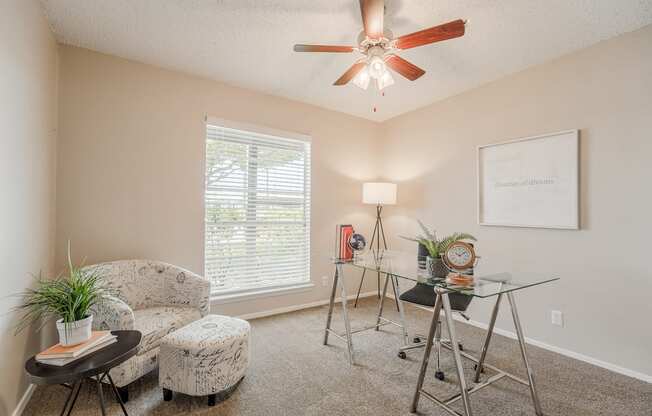 Carpeted Living Room  at Wildwood, Temple