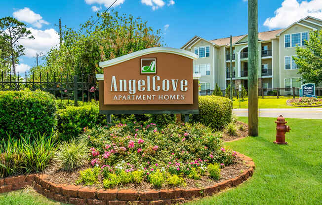 Property Signage At Angel Cove in Pensacola, FL