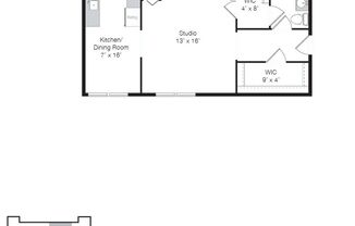 Studio, 1 bath, $1,600, Unit 4403 N. Hamilton - 3E