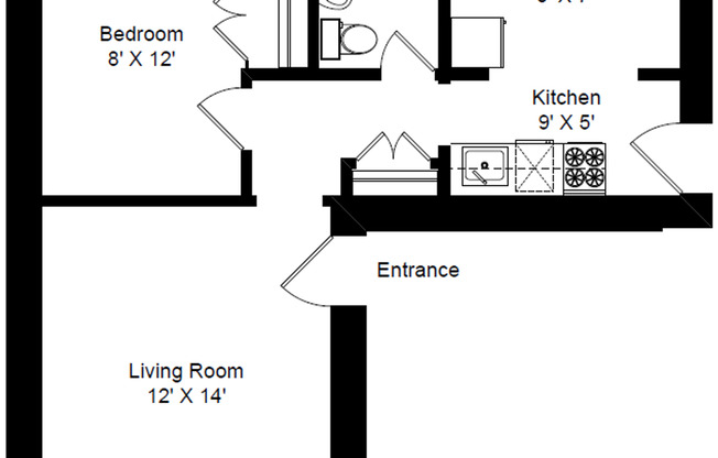 1 bed, 1 bath, 600 sqft, $1,795, Unit 233-207