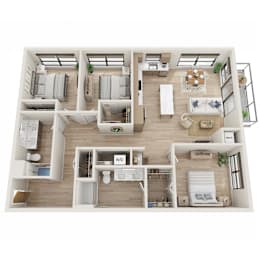 3 beds, 2 baths, 1,424 sqft, $2,711