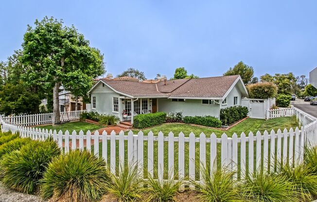 BEAUTIFULLY REMODELED (FURNISHED), 3BR3BA HOME W/ HUGE DETACHED BONUS ROOM, SPACIOUS FRONT & REARY FENCED YARDS ON A LARGE CORNER LOT JUST BLOCKS TO SCHOOLS, PARKS, DOWNTOWN & NORTH MB & 1 MINS TO BEACH!