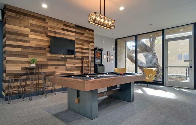 Game Room at Wilbur Oaks Apartments, California