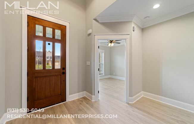 Luxury Living at Its Finest In Sango Featuring An Open Floor Plan, Fireplace and Resort Style Primary Bathroom