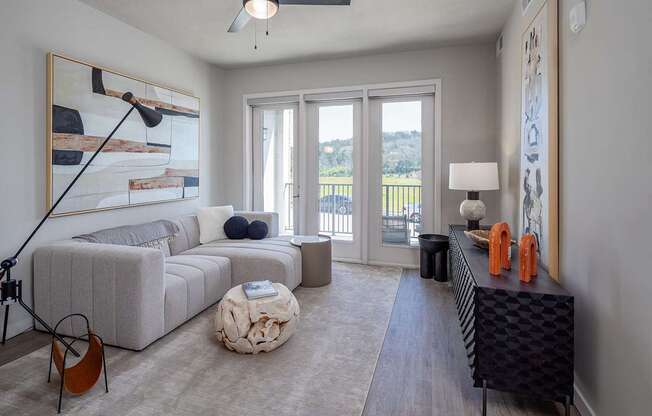 Spacious living areas with tons of natural lighting