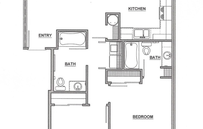 2 beds, 2 baths, 958 sqft, $1,725, Unit 317B