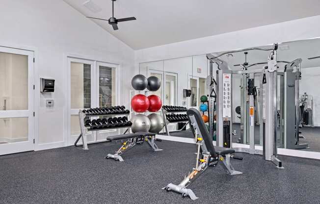 the preserve at ballantyne commons fitness room