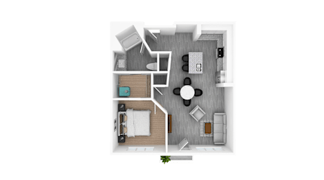 1 bed, 1 bath, 873 sqft, $1,730