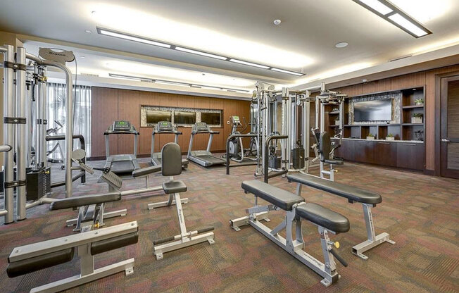 Cityplace Heights Gym and Fitness Room Apartments with indoor gym for rent Dallas, TX