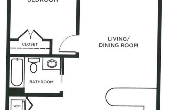 1 bed, 1 bath, 740 sqft, $1,510