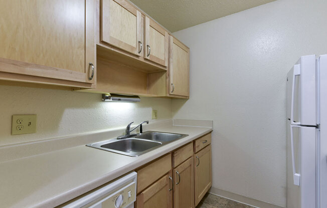 Well Equipped Kitchen at Old Monterey Apartments in Springfield, MO