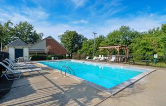 Pool at Laurel Valley Apartments in Mount Juliet Tennessee March 2021 2