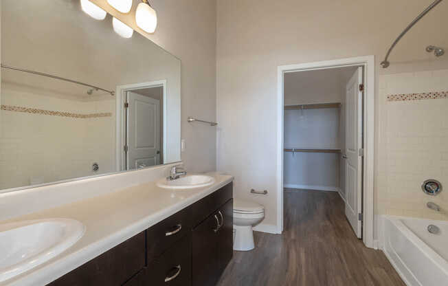 Bathroom with Double Vanity